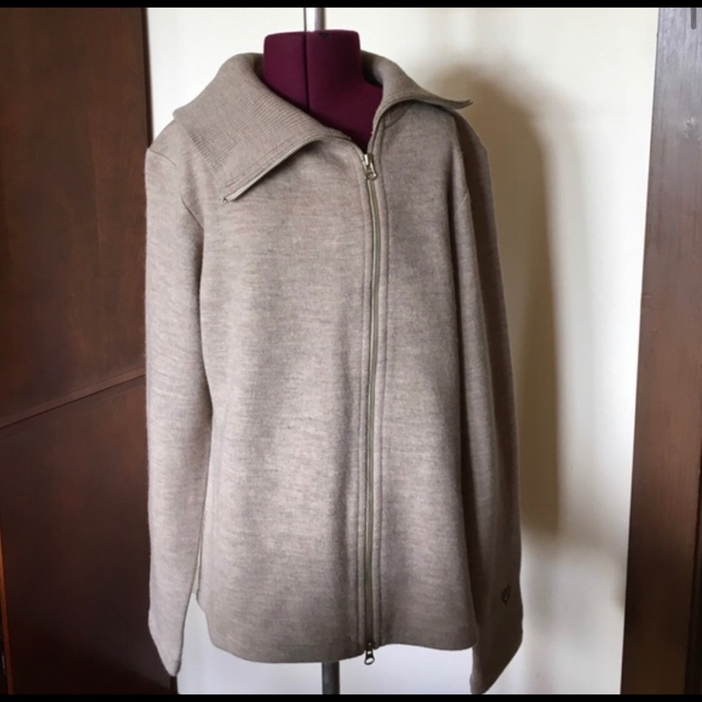 KUHL beige sweater wool M REI